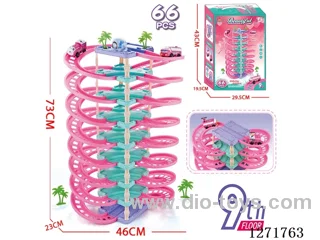 66PCS Electric Track Set - 9 Layers