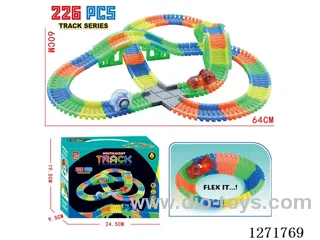 226PCS Electric Track Set - Glow-in-the-Dark