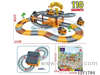 90PCS Electric Track Set