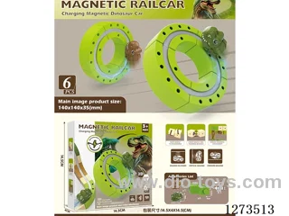 Electric Educational Dinosaur Building Blocks with Magnetic Tracks