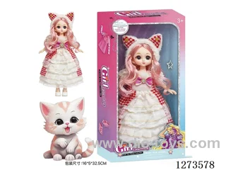 12-inch Button-Activated Sound and Light Princess doll