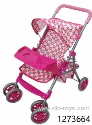 doll stroller in color box