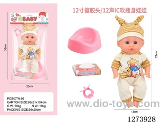 12-inch vinyl-headed doll with 12-voice IC