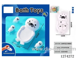 Vinyl BB Whistle Toy Set 4PCS