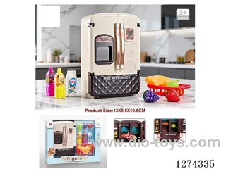 Refrigerator Set / Lights, Music / 2 AA batteries not included
