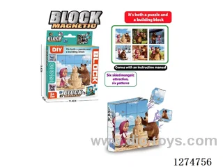 Magnetic Block Puzzles