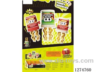 Wind-Up Dancing Instant Noodles - White, Red