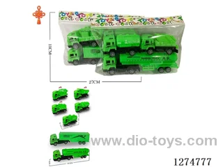 3PCS pull back toys 2 mixed