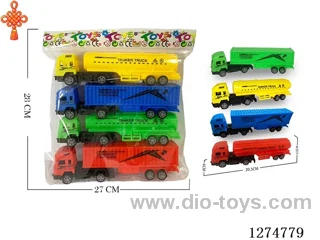 4PCS pull back toys 4 colors