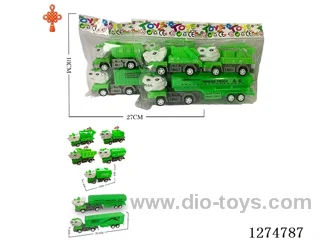 3PCS pull back toys 2 mixed