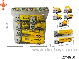 6PCS free wheel toys 2 mixed