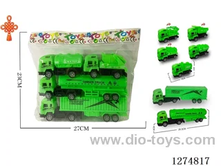 4PCS pull back toys