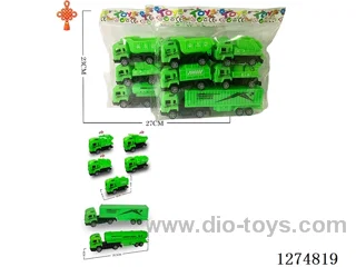 5PCS pull back toys 2 mixed