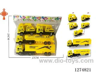 4PCS pull back toys