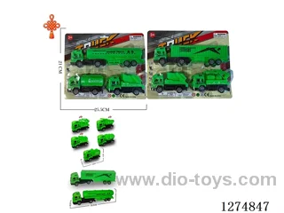 3PCS pull back toys 2 mixed