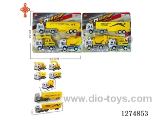 3PCS pull back toys 2 mixed