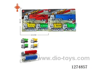 3PCS pull back toys 2 mixed
