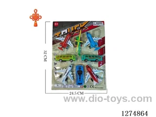 8PCS free wheel toys