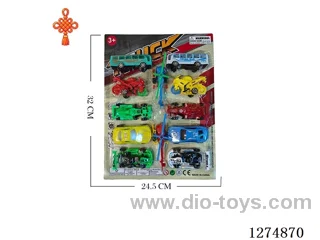12PCS free wheel toys