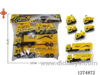 4PCS pull back toys