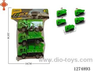 3PCS free wheel toys