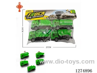 4PCS pull back toys