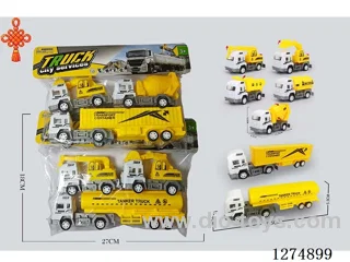 3PCS pull back toys 2 mixed