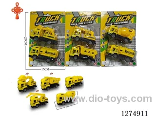 2PCS pull back toys 3 mixed