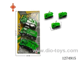 3PCS pull back toys