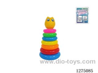 7-Layer Rainbow Ring Toss (Owl)