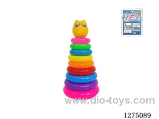 9-Layer Rainbow Ring Toss (Owl)