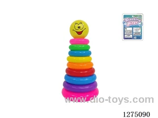 9-Layer Rainbow Ring Toss (Smiley Face)