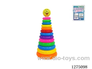 13-Layer Rainbow Ring Toss (Smiley Face)