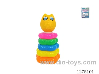 5-Layer Floral Rainbow Ring Toss (Woodpecker)