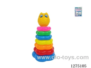 7-Layer Floral Rainbow Ring Toss (Woodpecker)