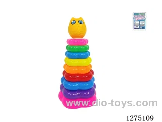 9-Layer Floral Rainbow Ring Toss (Woodpecker)