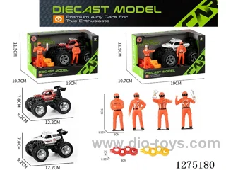 inertia alloy car + Racer + Tires