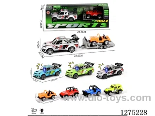 pull back car W L/M + free wheel car included AG13*3