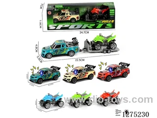 pull back car W L/M + free wheel Motorcyclear included AG13*3