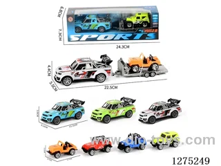 pull back car + free wheel car
