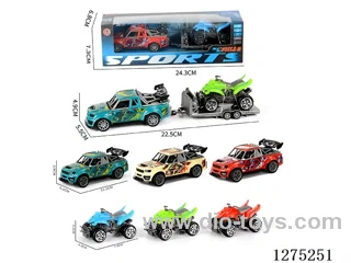 pull back car + free wheel Motorcycle