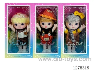 8 inch doll 3 mixed