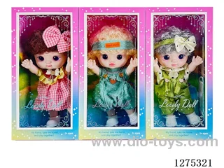 8 inch doll 3 mixed