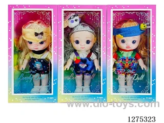 8 inch doll 3 mixed