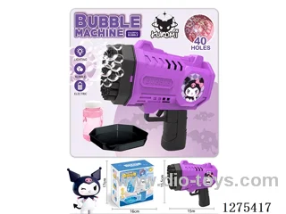 B/O 40-holes bubble gun with light