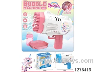 B/O 40-holes bubble gun with light