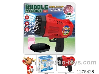 B/O 40-holes bubble gun with light
