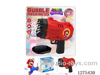 B/O 40-holes bubble gun with light