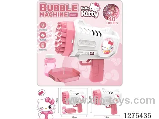 B/O 40-holes bubble gun with light