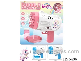B/O 40-holes bubble gun with light